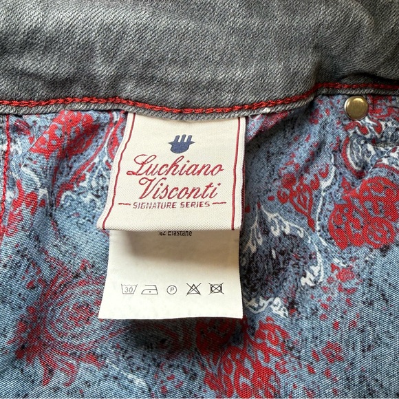 Luchiano Visconti Gray Modern Fit Signature Jean 42 x 34 - Picture 3 of 7